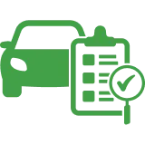 車と電卓のアイコン